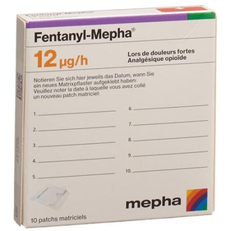 Fentanyl-Mepha Matrixpfl 12 mcg/h 5 pcs - PrimeCare Global
