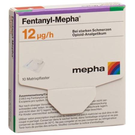 Fentanyl-Mepha Matrixpfl 12 mcg/h 5 pcs - PrimeCare Global