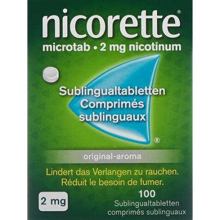 Nicorette Microtab Original Subling tablets 2 mg 100 pcs - PrimeCare Global
