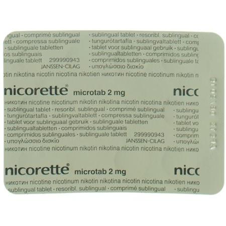Nicorette Microtab Original Subling tablets 2 mg 100 pcs - PrimeCare Global