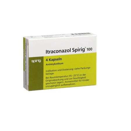 Itraconazole Spirig 4 capsules 100 mg 4 pcs - PrimeCare Global
