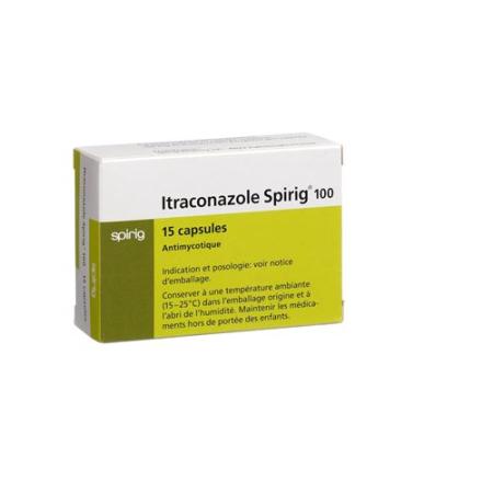 Itraconazole Spirig Kaps 100 mg 15 pcs - PrimeCare Global