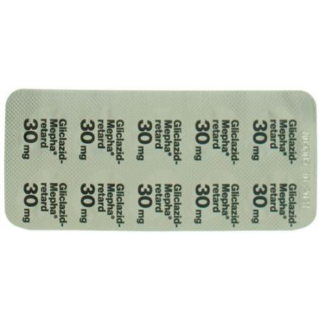 Gliclazide-Mepha retard Depotabs 30 mg 120 pieces - PrimeCare Global