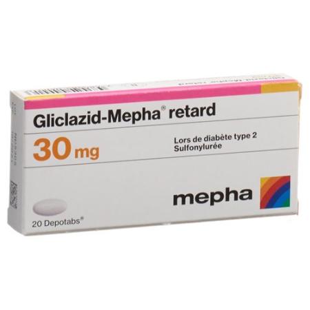 Gliclazide-Mepha retard Depotabs 30 mg 120 pieces - PrimeCare Global