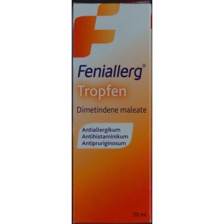 Feniallerg drops 1 mg/ml bottle 20 ml - PrimeCare Global
