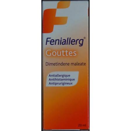 Feniallerg drops 1 mg/ml bottle 20 ml - PrimeCare Global