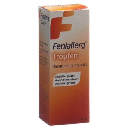 Feniallerg drops 1 mg/ml bottle 20 ml - PrimeCare Global