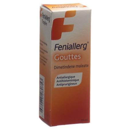 Feniallerg drops 1 mg/ml bottle 20 ml - PrimeCare Global