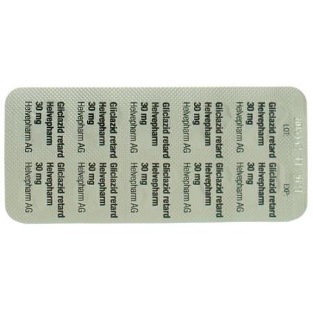 Gliclazide retard Helvepharm Ret Tabl 30 mg 20 pcs - PrimeCare Global