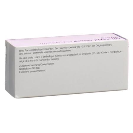 Gliclazide retard Helvepharm Ret Tabl 30 mg 120 pieces - PrimeCare Global