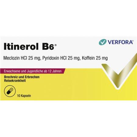 Itinerol B6 10 capsules - PrimeCare Global