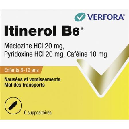 Itinerol B6 Supp Child 6 pcs - PrimeCare Global