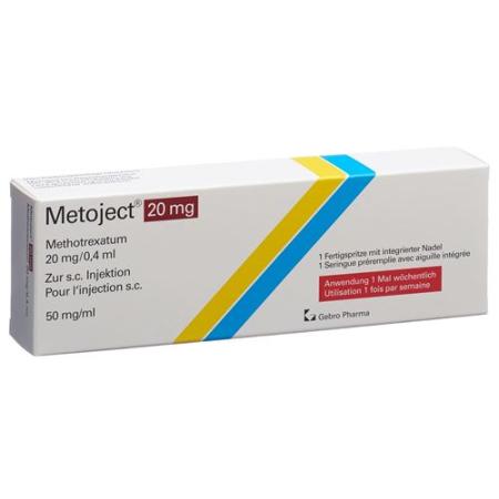 Metoject Inj L&ouml;s 20 mg/0.4ml Fertspr 0.4 ml - PrimeCare Global