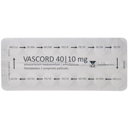 Vascord Filmtablet 40/10 mg 28 pcs - PrimeCare Global