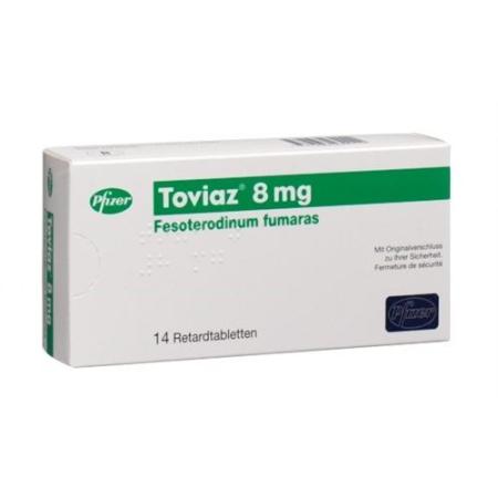 Toviaz Ret Tabl 8 mg 14 pcs - PrimeCare Global
