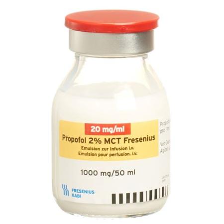 Propofol 2% MCT Fresenius Inj Emuls 1 g/50ml bottle 10 pcs - PrimeCare Global