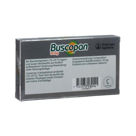 Buscopan Drag 10 mg 20 pcs - PrimeCare Global