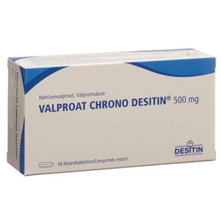 Valproate Chrono Desitin Ret Tabl 500 mg 60 pcs - PrimeCare Global