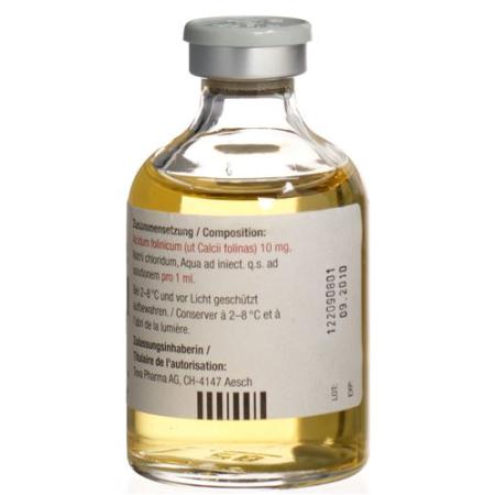 Leucovorin-Teva Inj L&ouml;s 500 mg/50ml perf 50 ml - PrimeCare Global