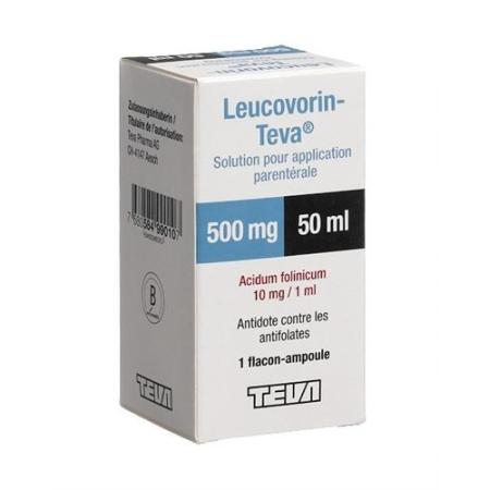 Leucovorin-Teva Inj L&ouml;s 500 mg/50ml perf 50 ml - PrimeCare Global