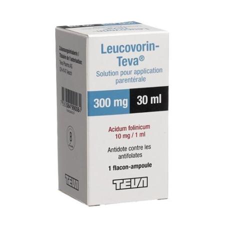 Leucovorin-Teva Inj L&ouml;s 300 mg/30ml 30 ml - PrimeCare Global