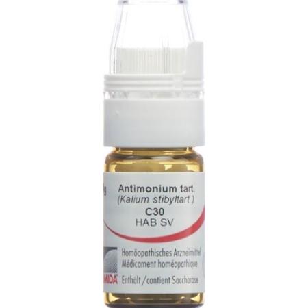 Omida Antimonium tartaricum Glob C 30 with dosing aid Fl 4 g - PrimeCare Global