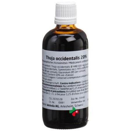 Weleda Thuja occidentalis 20% external 100 ml - PrimeCare Global