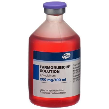 Farmorubicin Solution Inj L&ouml;s 200 mg/100ml Cytosafe 100 ml - PrimeCare Global