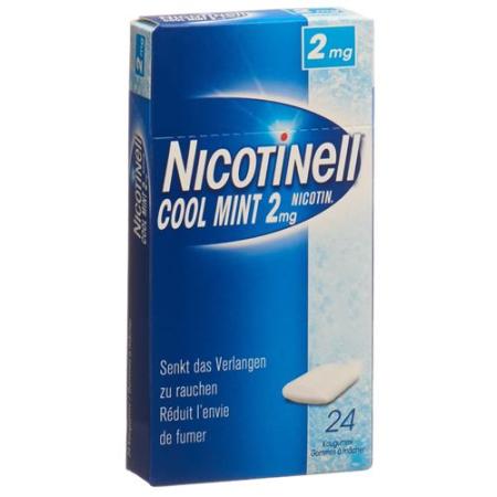 Nicotinell Gum 2 mg cool mint 24 pcs - PrimeCare Global