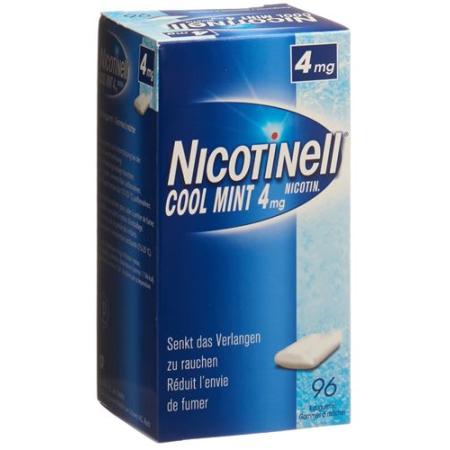 Nicotinell Gum 4 mg cool mint 96 pieces - PrimeCare Global