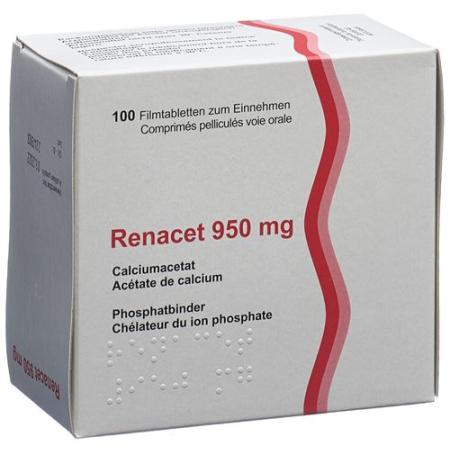 Renacet Filmtablet 950 mg 100 pcs - PrimeCare Global