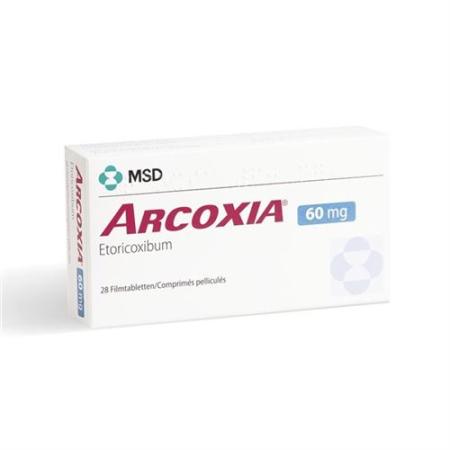 Arcoxia Filmtablet 60 mg 28 pcs - PrimeCare Global