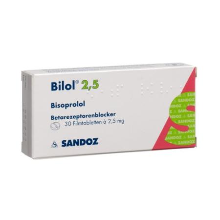 Bilol Filmtablet 2.5 mg 30 pcs - PrimeCare Global