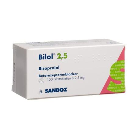 Bilol Filmtablet 2.5 mg 100 pcs - PrimeCare Global