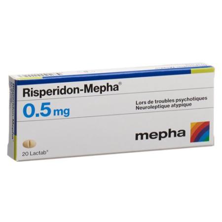 Risperidon-Mepha Lactab 0.5 mg 20 pcs - PrimeCare Global