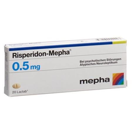 Risperidon-Mepha Lactab 0.5 mg 20 pcs - PrimeCare Global