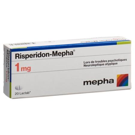 Risperidon-Mepha Lactab 1 mg 20 pcs - PrimeCare Global