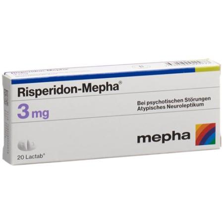 Risperidon-Mepha Lactab 3 mg 60 pcs - PrimeCare Global