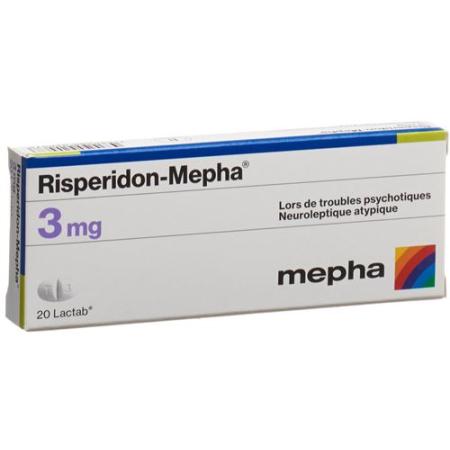 Risperidon-Mepha Lactab 3 mg 60 pcs - PrimeCare Global