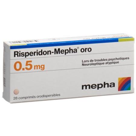 Risperidon-Mepha oro Melting Tabl 0.5 mg 28 pcs - PrimeCare Global