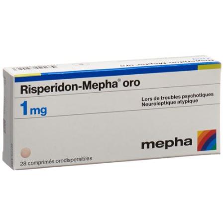 Risperidon-Mepha oro Melting Tabl 1 mg 28 pcs - PrimeCare Global