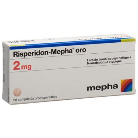 Risperidon-Mepha oro Melting Tabl 2 mg 28 pcs - PrimeCare Global