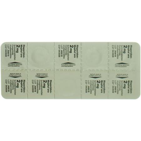 Risperidon-Mepha oro Melting Tabl 2 mg 28 pcs - PrimeCare Global