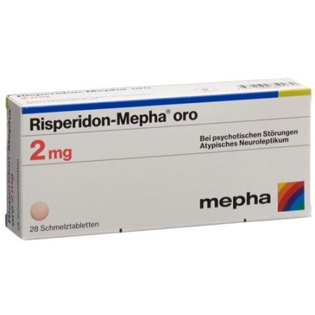 Risperidon-Mepha oro Melting Tabl 2 mg 28 pcs - PrimeCare Global