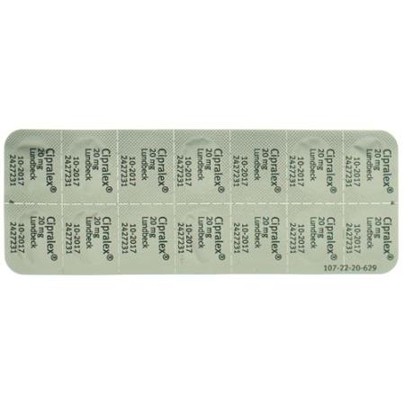 Cipralex Filmtablet 20 mg 98 pcs - PrimeCare Global