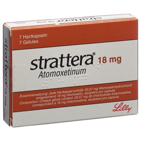 Strattera caps 18 mg 7 pcs - PrimeCare Global