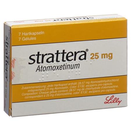 Strattera caps 25 mg 7 pcs - PrimeCare Global