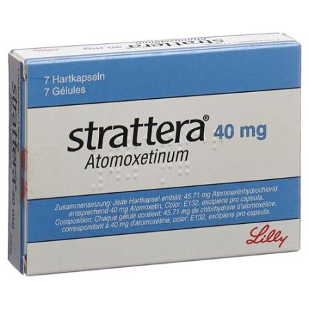 Strattera caps 40 mg 7 pcs - PrimeCare Global