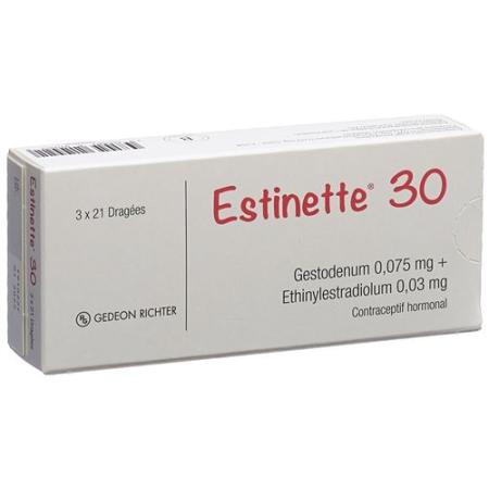 Estinette 30 Drag 3 x 21 pcs - PrimeCare Global