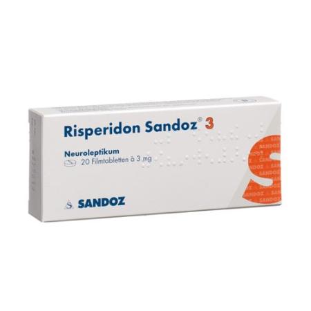 Risperidon Sandoz film tablets 3 mg 20 pcs - PrimeCare Global